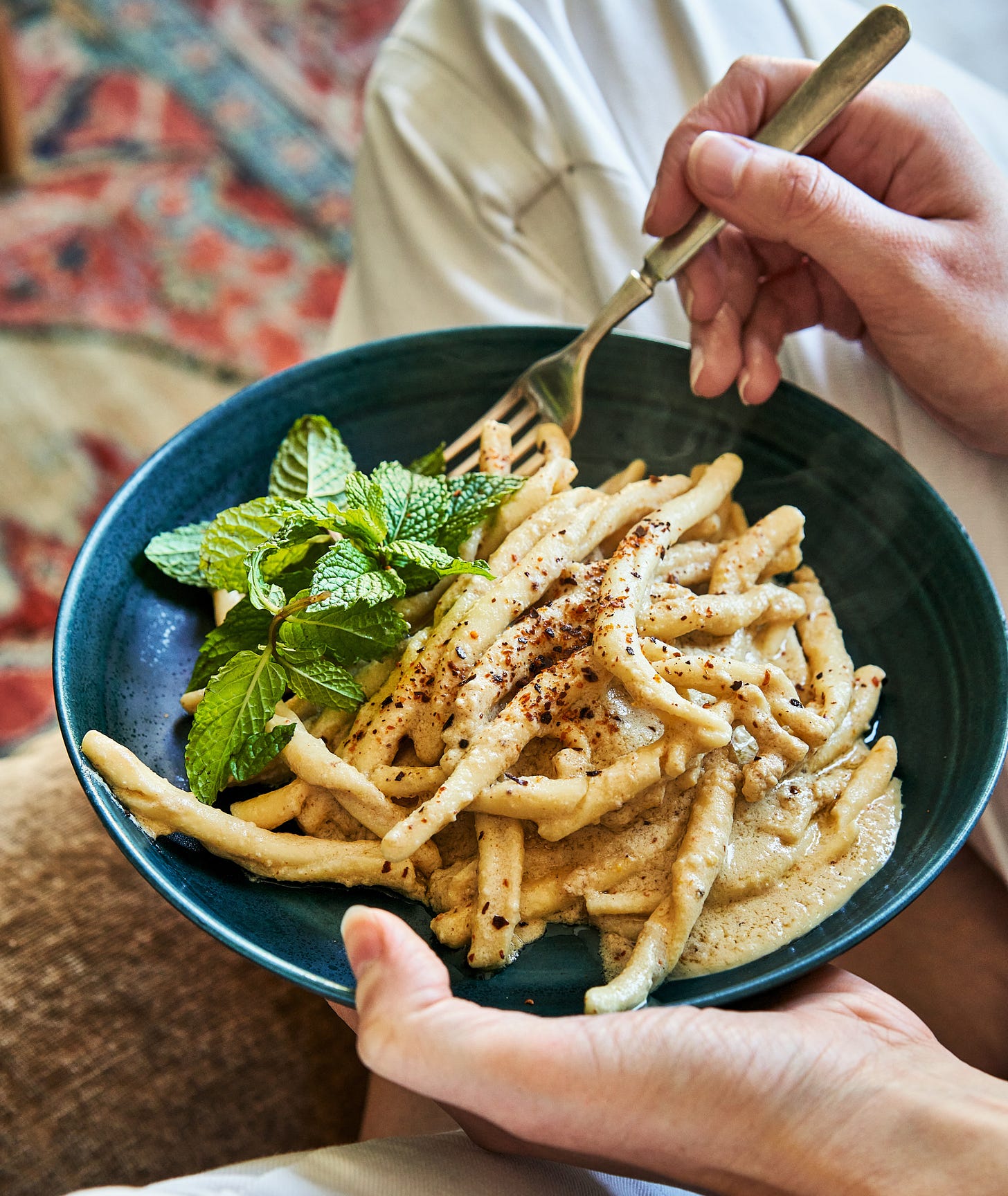 Brown butter tahini on any noodle 
