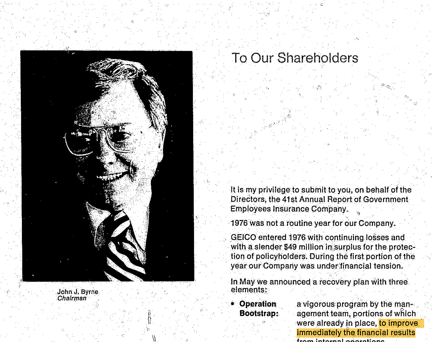 GEICO 1976: 버핏의 2300만 달러 베팅