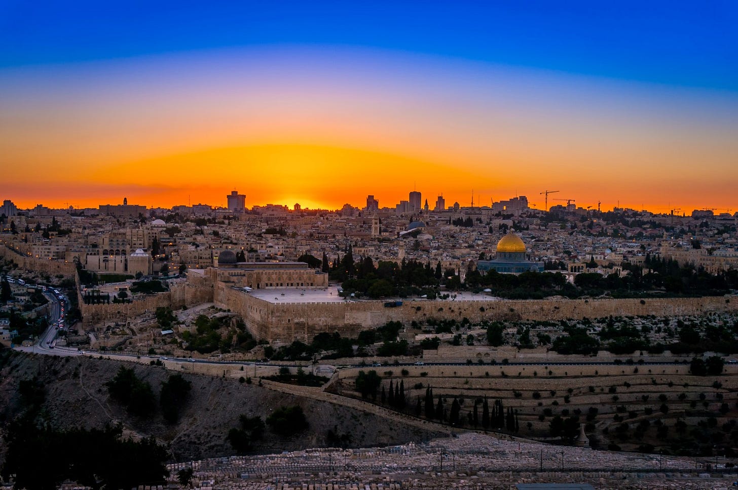 Sunrise over Jerusalem