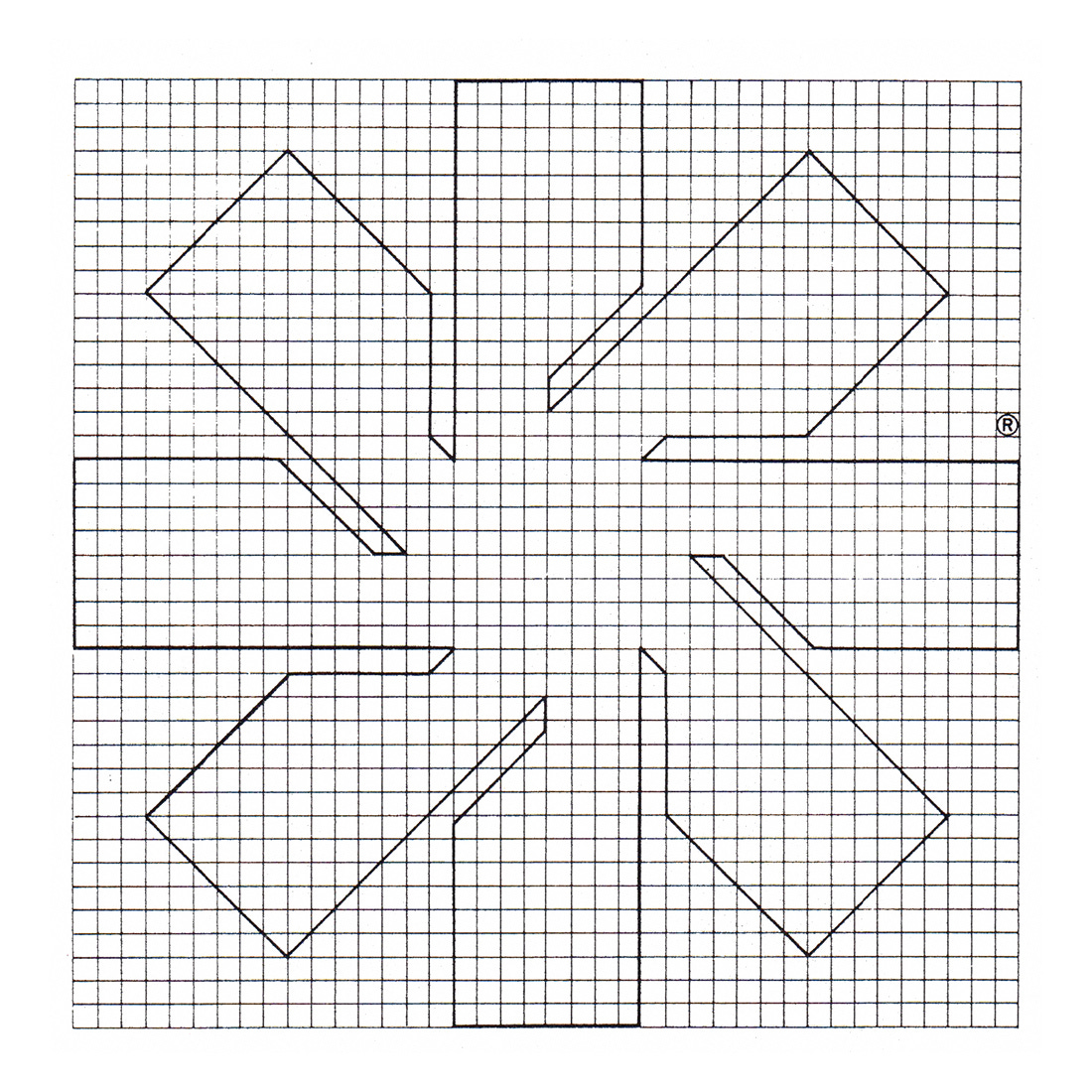 Logo grid, Sildamin, Heinz Waibl, 1981
