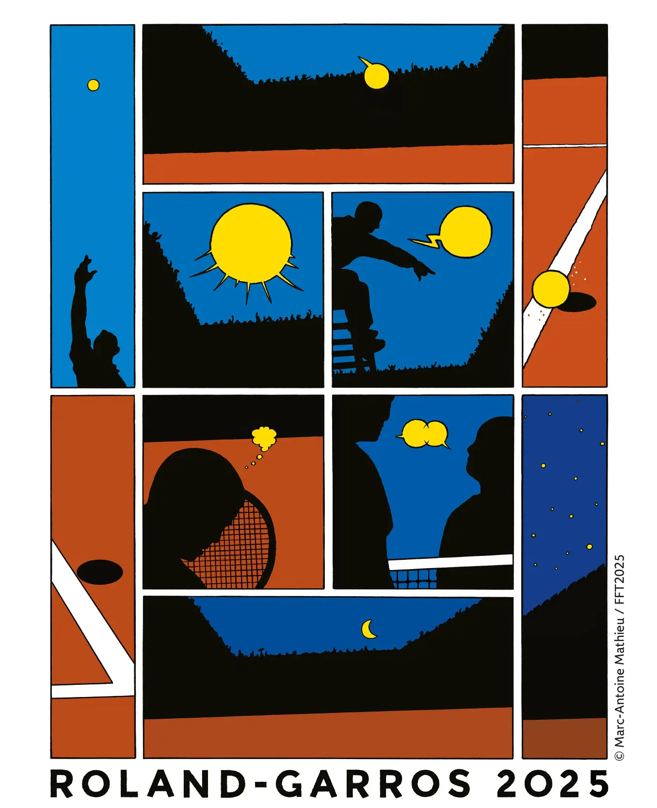 Poster for Marc-Antoine Mathieu 2025