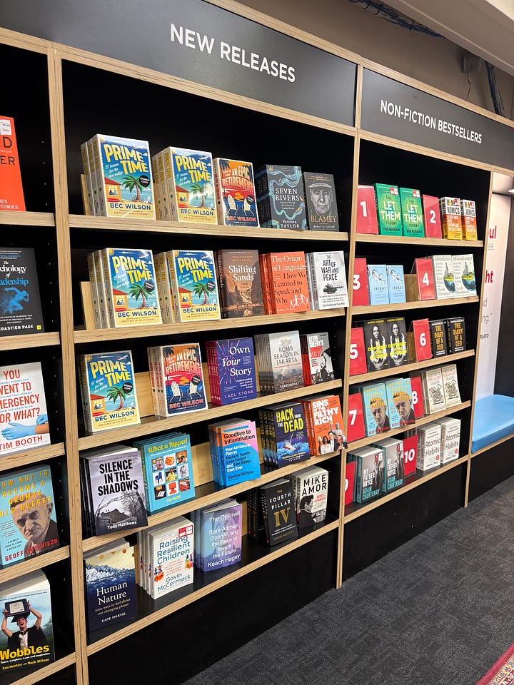 Photos from a week of book signings, podcast recordings and events
