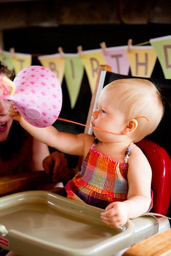 Susanna Jane's 1st birthday party, 6-30-12