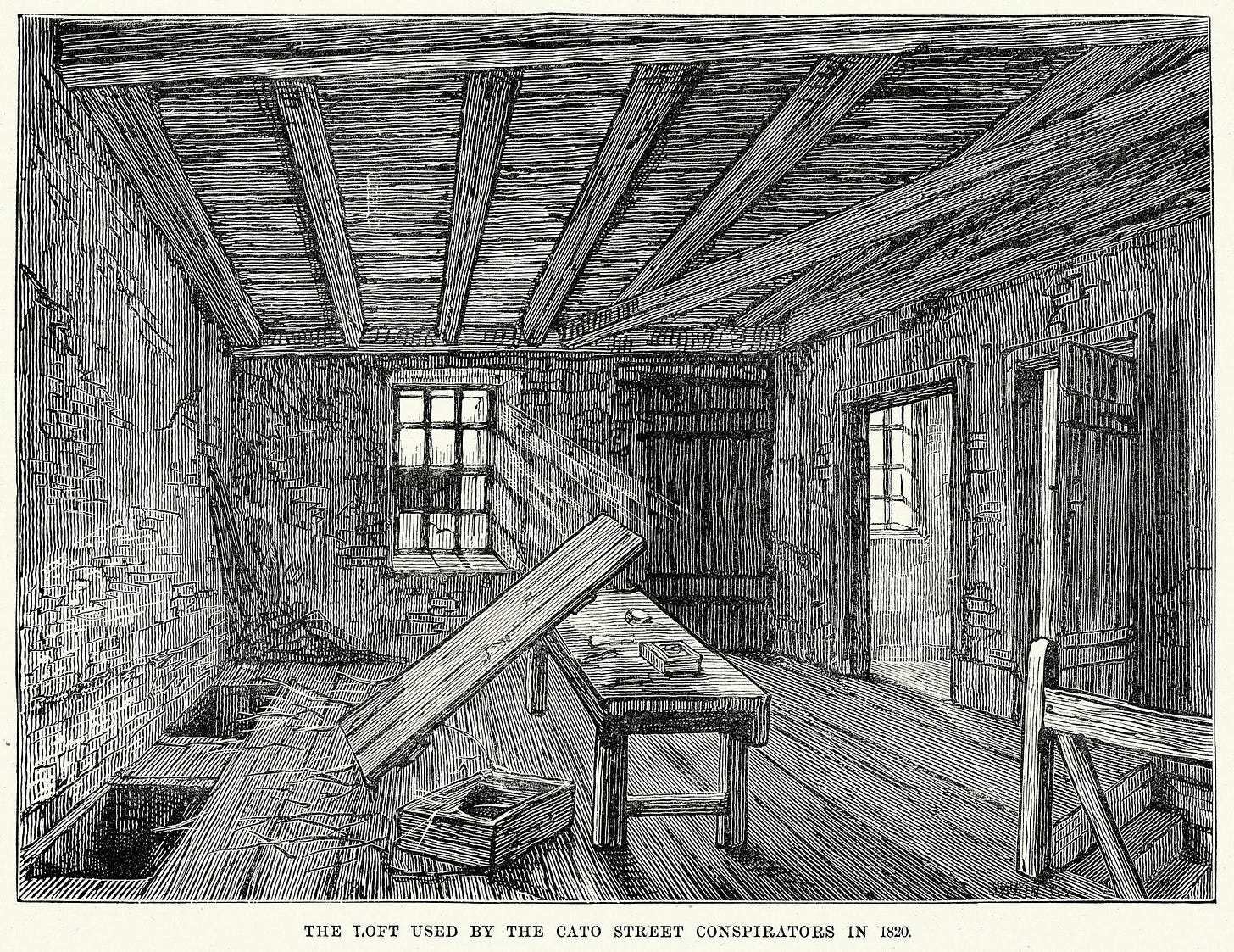 Loft used by the Cato Street Conspirators Loft used by the Cato Street Conspirators