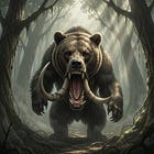 The Bear with A Comet In Its Teeth?