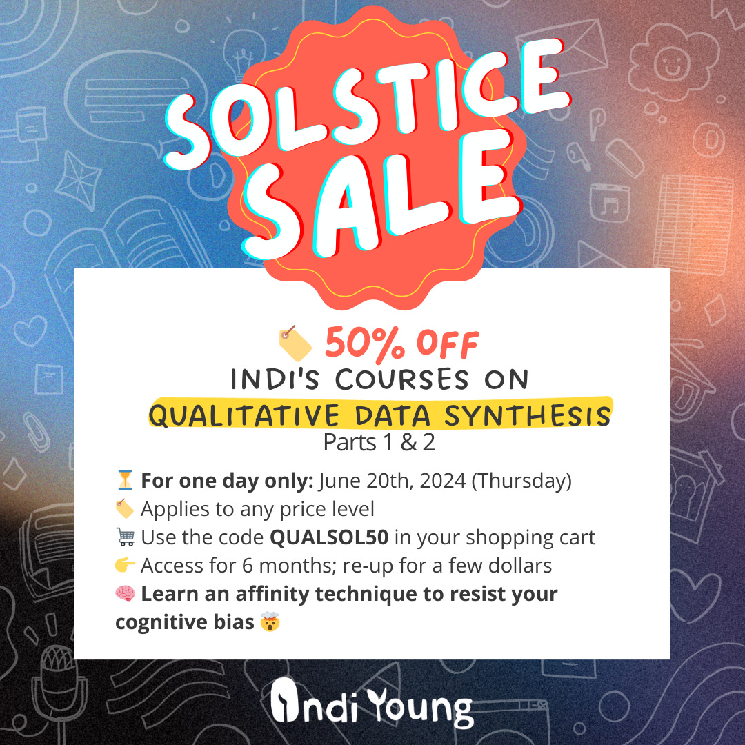 Colorful splash with "Solstice Sale" across it. dark sky background that gets lighter, with icons from courses. the text is the same as in the post.