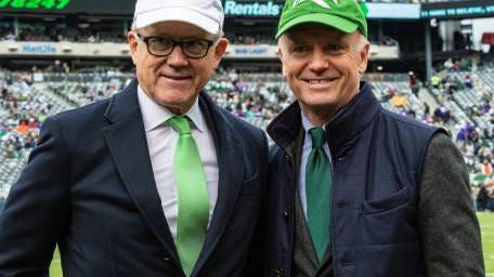 Ambassador Woody Johnson, and Jets owner Chris Johnson