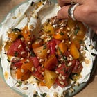 Marinated Tomato & Apricot Labneh Dip