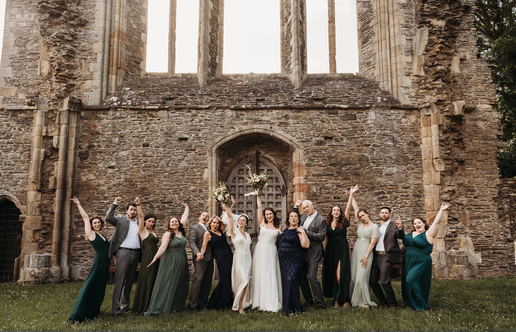 bridesmaid dress shade crossword Bridesmaids Bring Joyful Wedding Morning Vibes