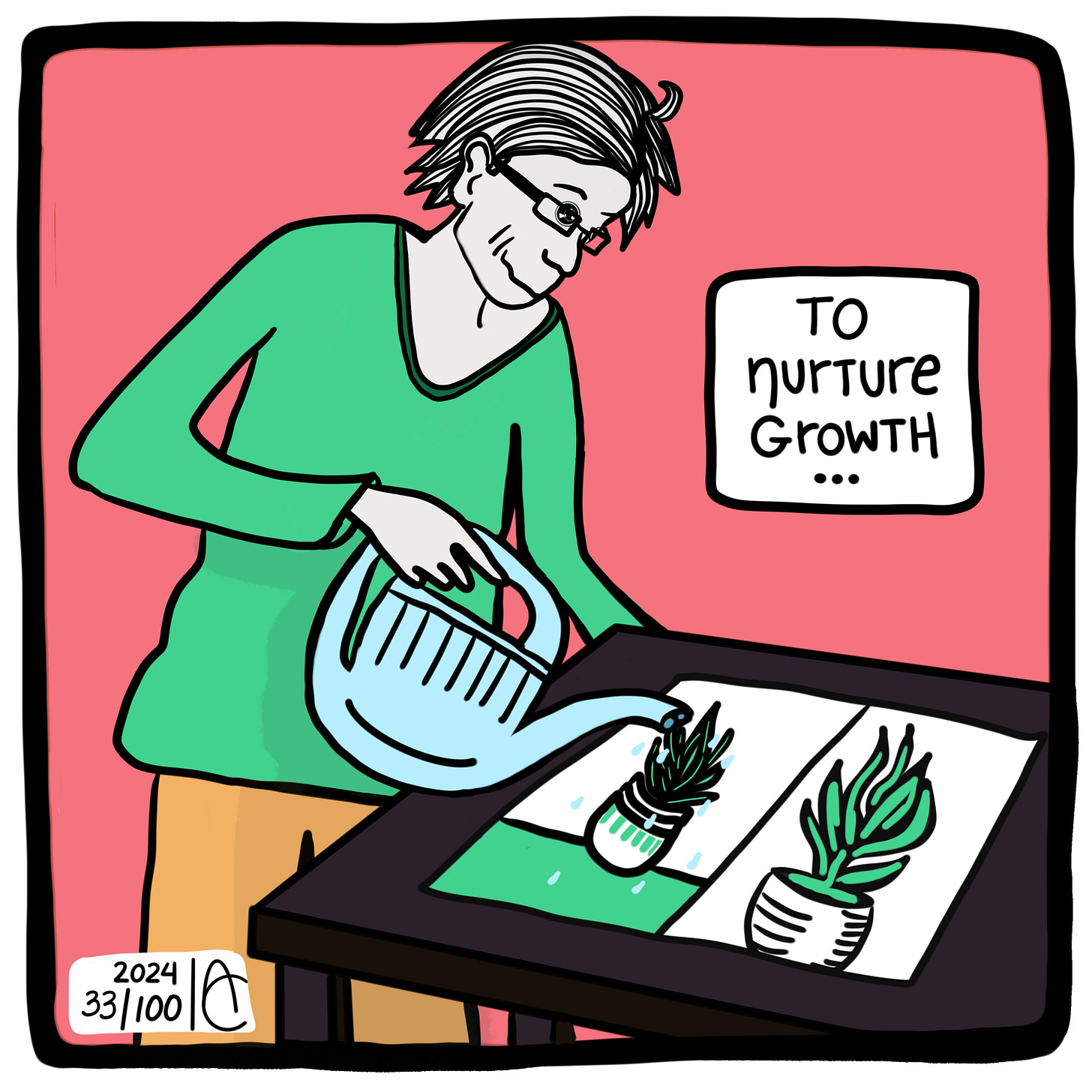 33/100:  …to nurture growth…