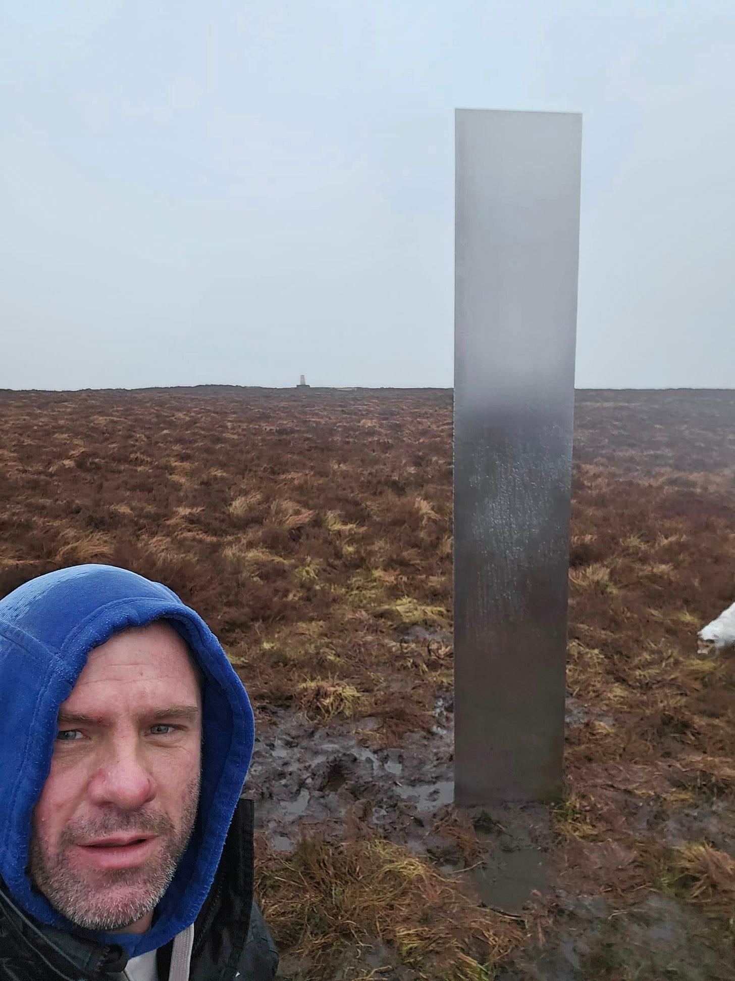 Mysterious hilltop monolith mistaken for UFO by Welsh builder | The Herald