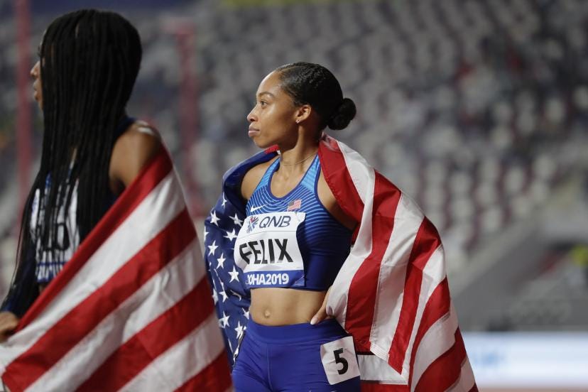 Allyson Felix confirme la fin de sa carrière Allyson Felix confirme la fin de sa carrière