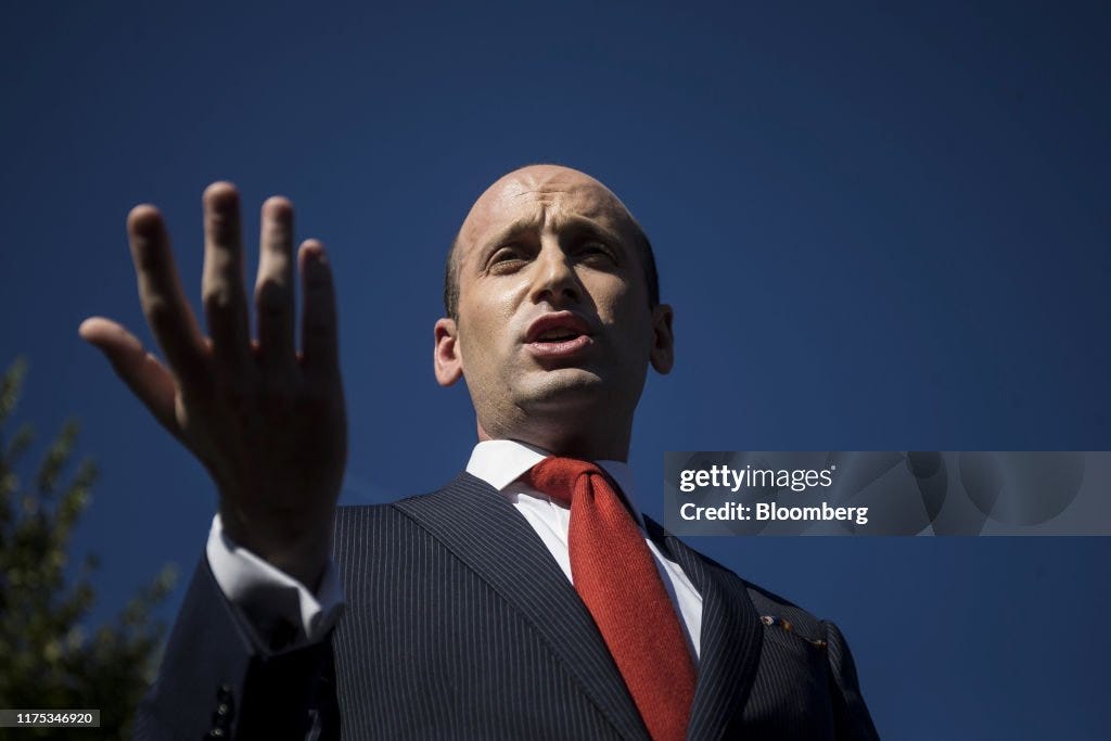 White House Senior Advisor For Policy Stephen Miller Holds Press Conference
