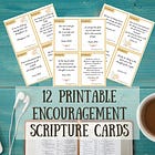 Bonus: Encouragement Scripture Cards