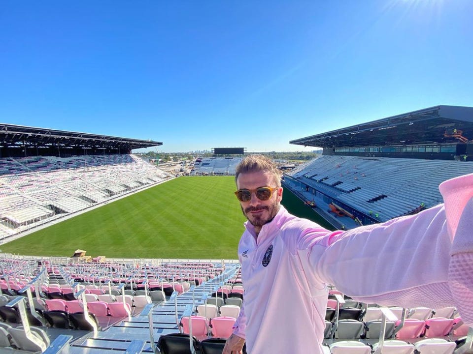 Beckham wrote on Instagram the dream is ‘becoming more real every day’