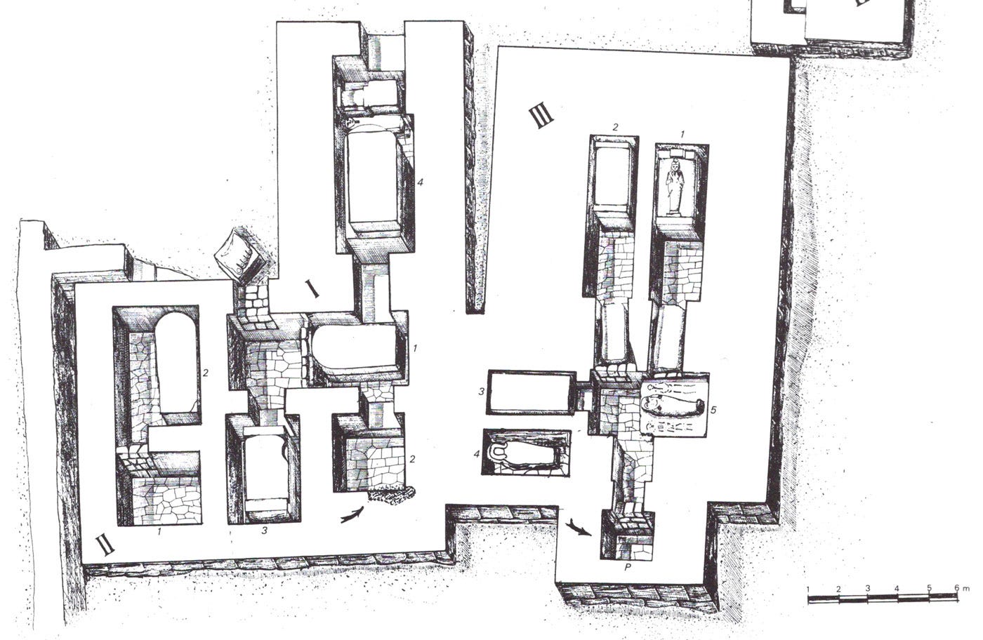 Plan royal necropolis Tanis Pharaoh gold treasure