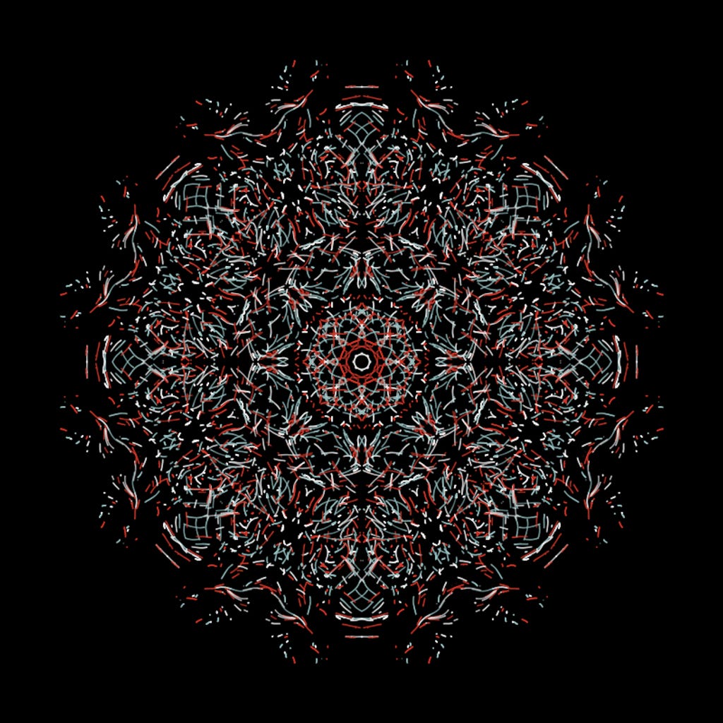 the thread in the pattern #8