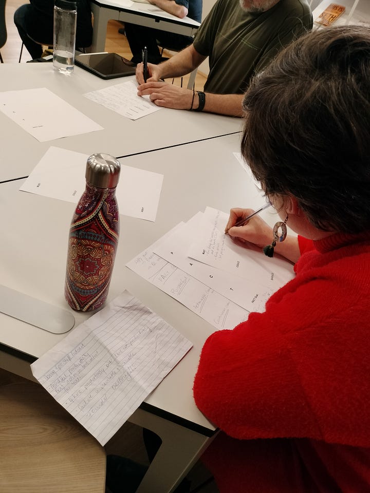Effective Goal Setting for Stressed-out Founders workshop pics