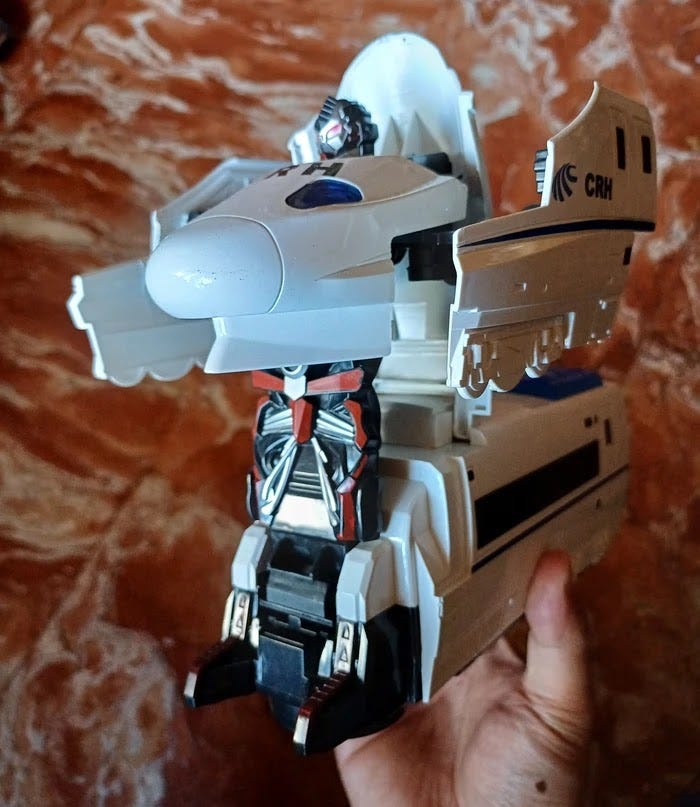 Toy train robot Toy train robot