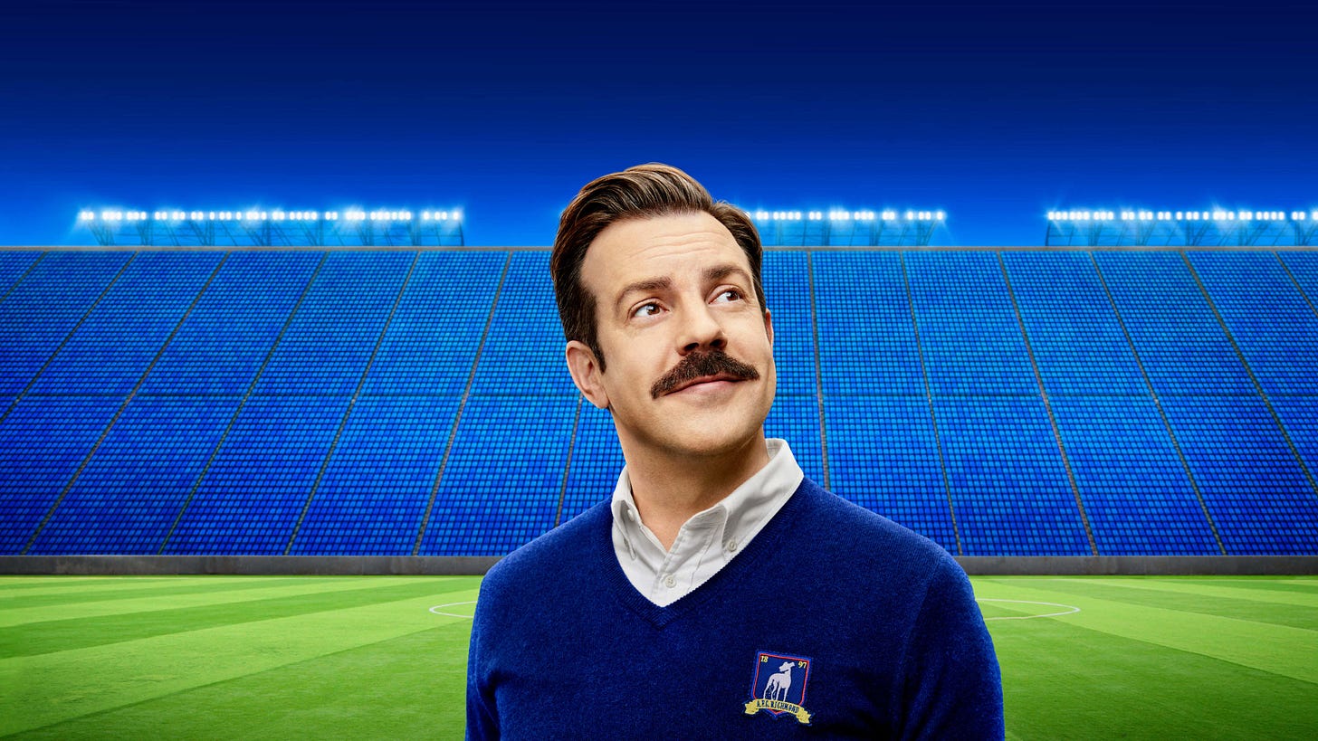 An inspiring (fake) interview with Coach Ted Lasso