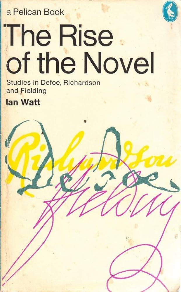 The Rise of the Novel: Studies in Defoe, Richardson And Fielding
