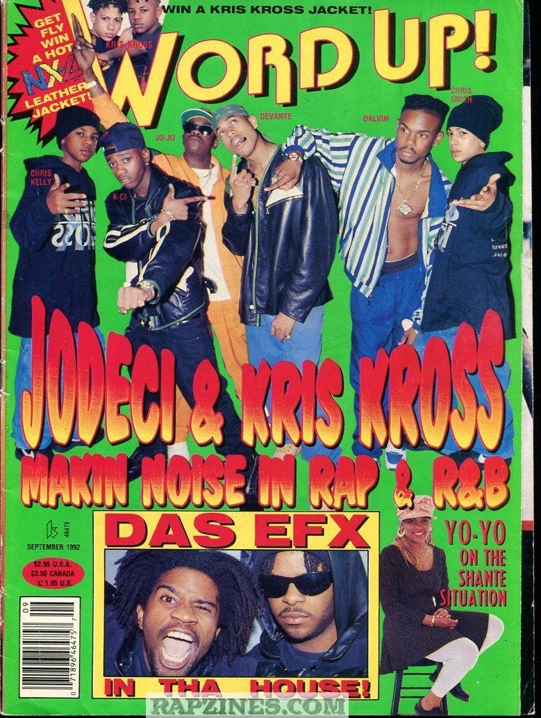 Word up magazine, Kris kross, Word up