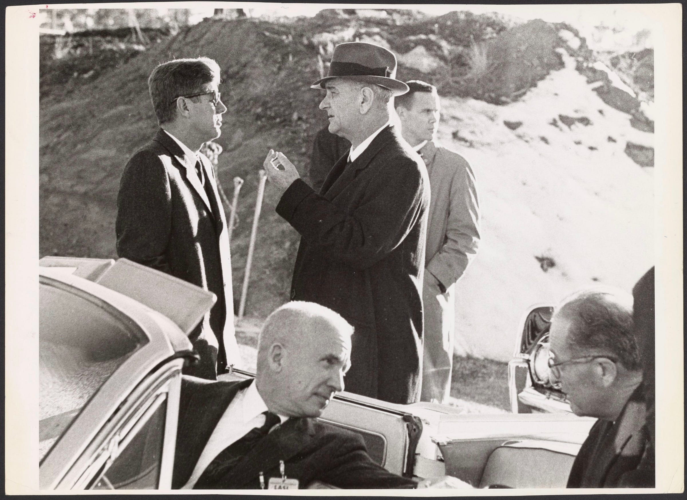 In an extremely rare event for both a president and vice-president traveling together, and rare for its destination, the Kennedy-Johnson visit to Los Alamos Scientific Laboratory on 7 December 1962 stands out. The JFK and LBJ trip also included a stopover at Offutt Air Force Base to meet LeMay and Powers at Strategic Air Command (SAC) and NORAD. In an extremely rare event for both a president and vice-president traveling together, and rare for its destination, the Kennedy-Johnson visit to Los Alamos Scientific Laboratory on 7 December 1962 stands out. The JFK and LBJ trip also included a stopover at Offutt Air Force Base to meet LeMay and Powers at Strategic Air Command (SAC) and NORAD.