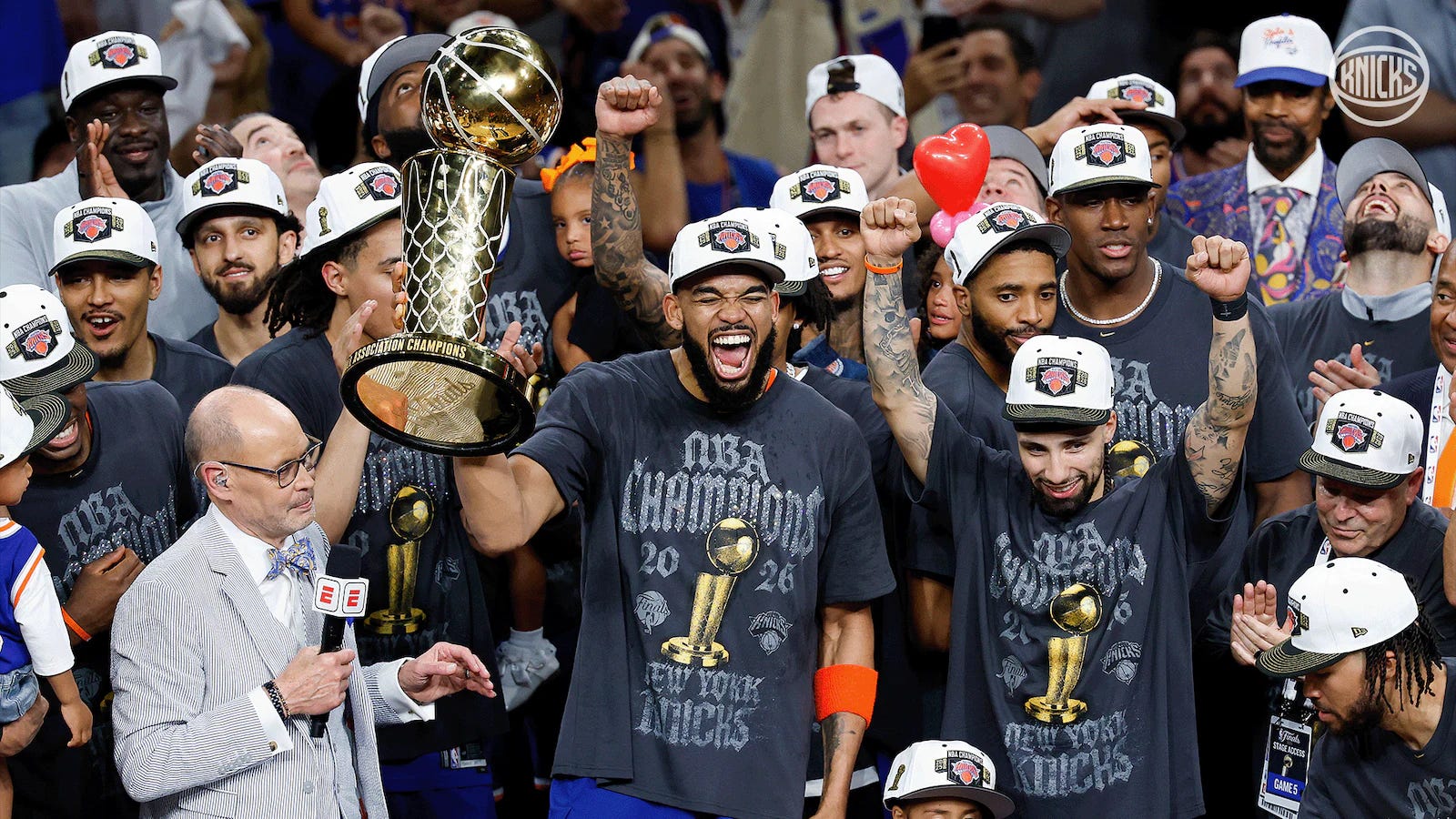 Tears of Joy in 2026! 53 years of suffering is over! Knicks are NBA Champs!