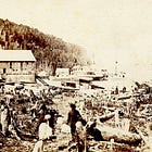 Bruce County Memories: Steam tug 'Prince Alfred' is locked in the ice pack off Tobermory