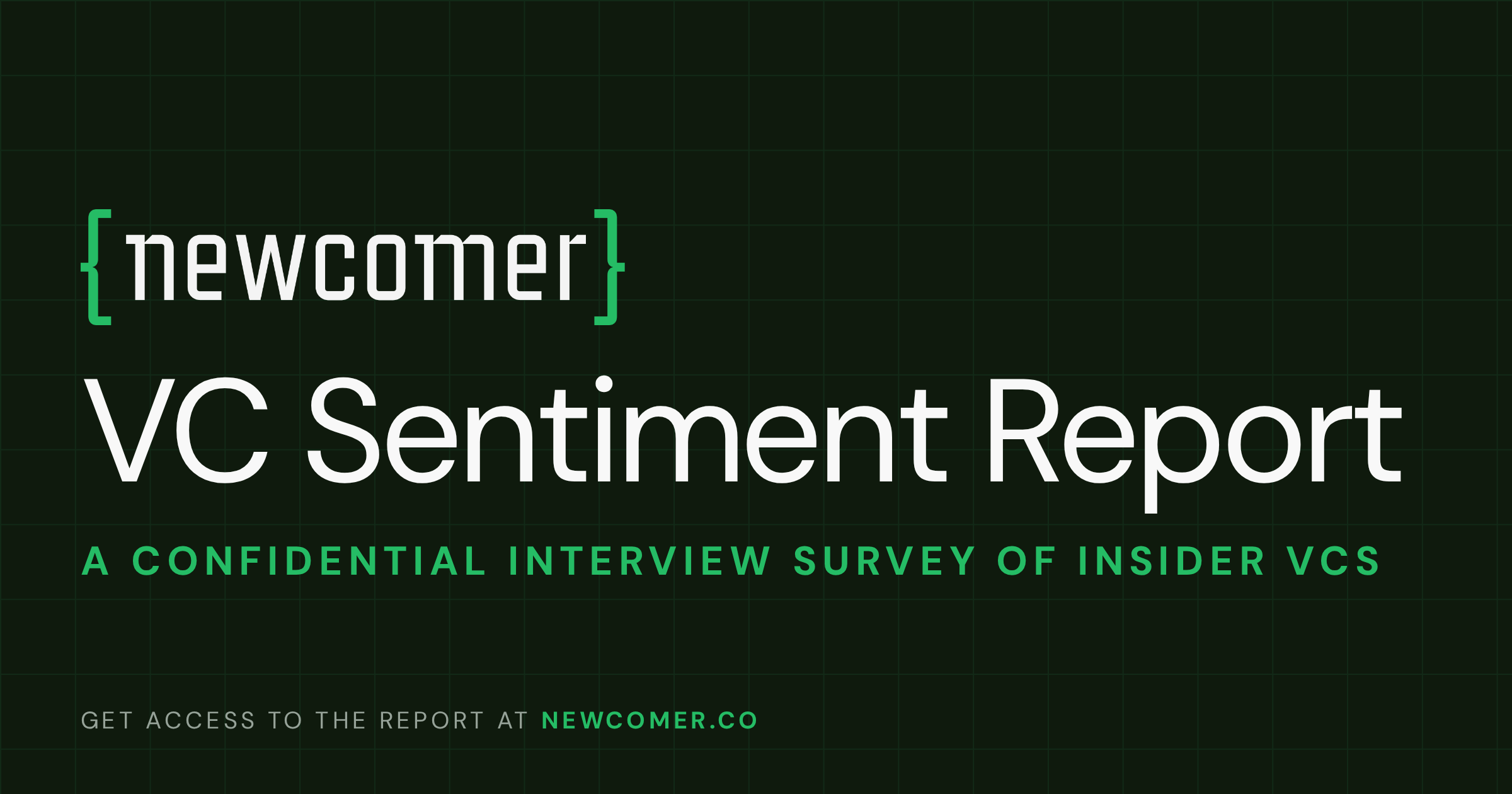 newcomer.co - Eric Newcomer - Introducing Newcomer's VC Sentiment Report: Unfiltered Insights from Silicon Valley's Top Venture Capitalists