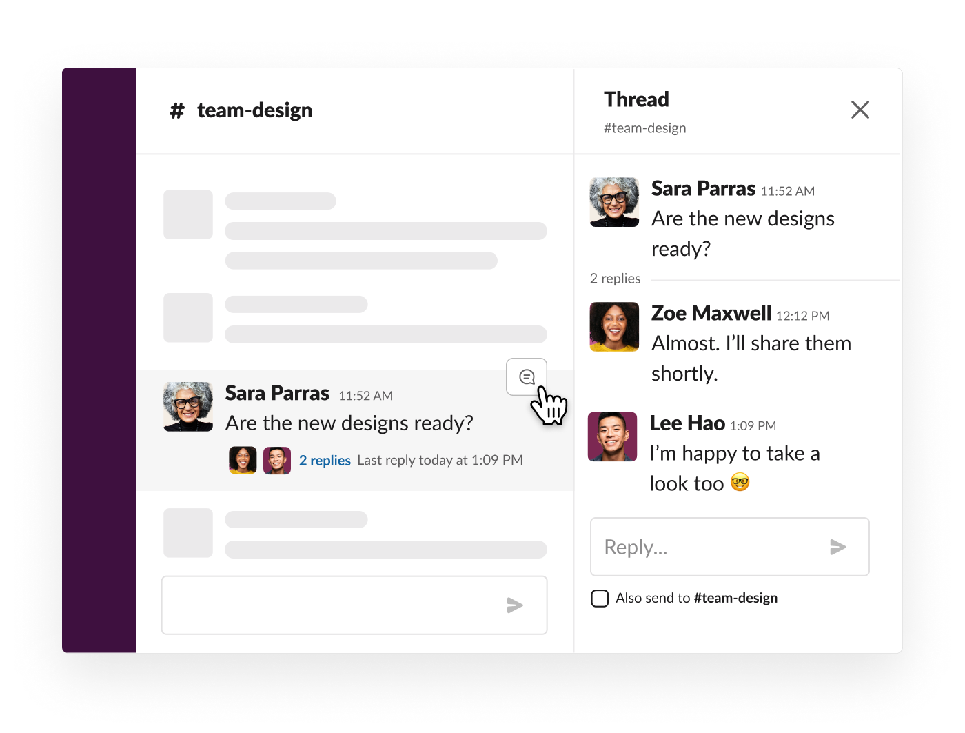 Use threads to organize discussions | Slack