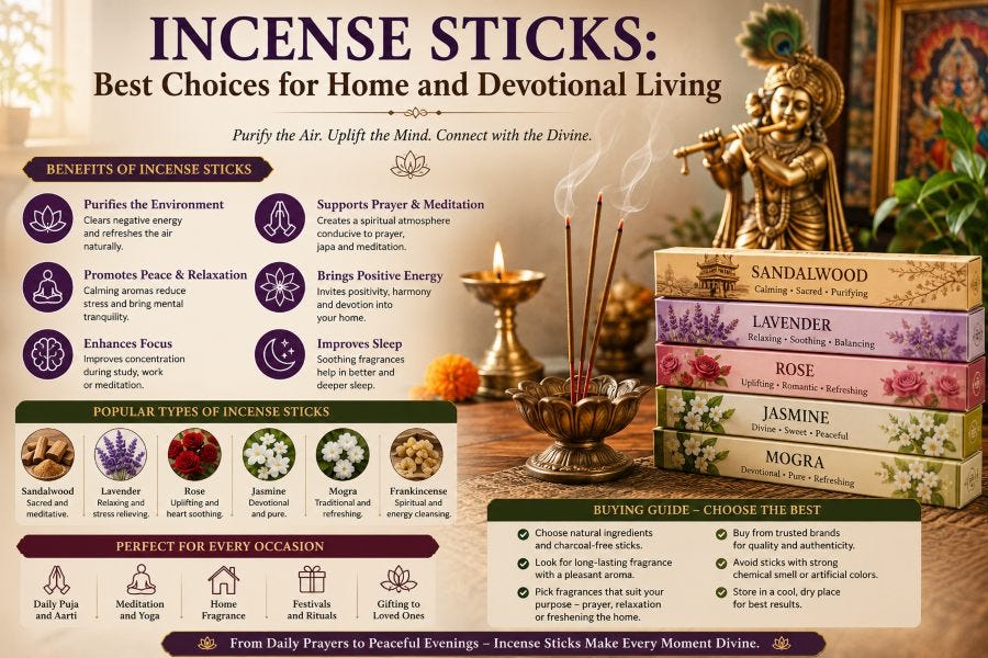 The Timeless Appeal of Fragrant Incense Sticks