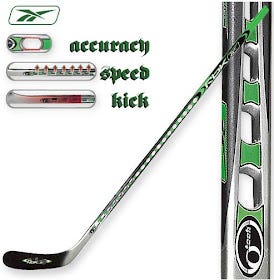 HOCKEY EQUIPMENT: REEBOK HOCKEY STICKS AND PORTABLE HOCKEY RINK