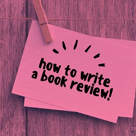 How to write a book review!