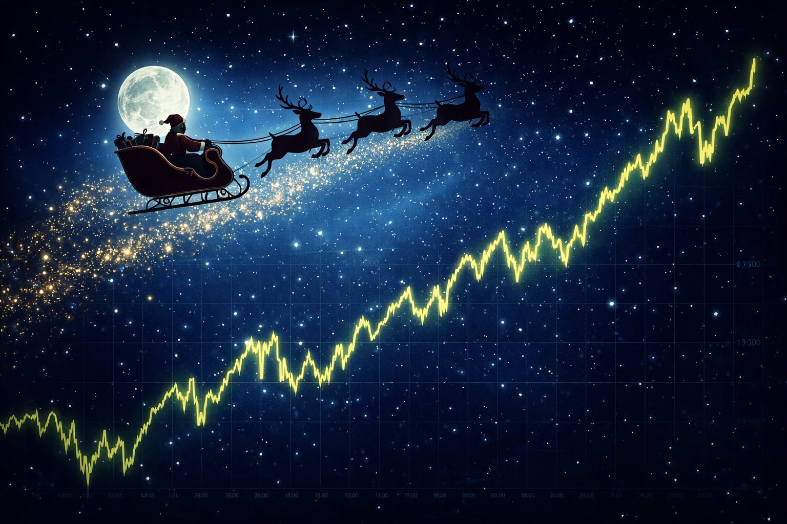 Santa Rally Chart The Santa Rally: Myth, Math, and Market Reality