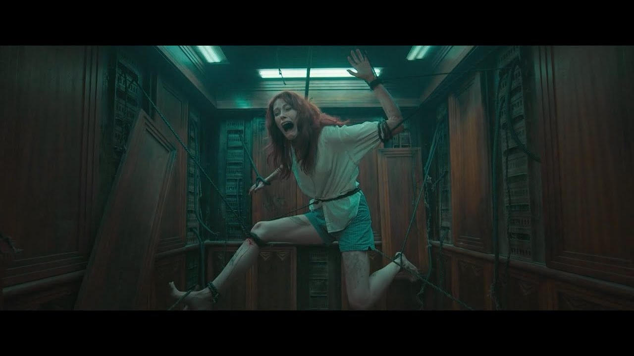 Evil Dead Rise ( 2023 ) Ellie is possessed by an unseen force,,,,, - YouTube