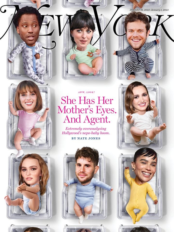 Extremely Overanalyzing Hollywood's Nepo-Baby Boom -- New York Media Press  Room