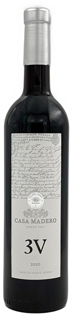 Casa Madero 3V Red Blend Valley De Parras 2020
