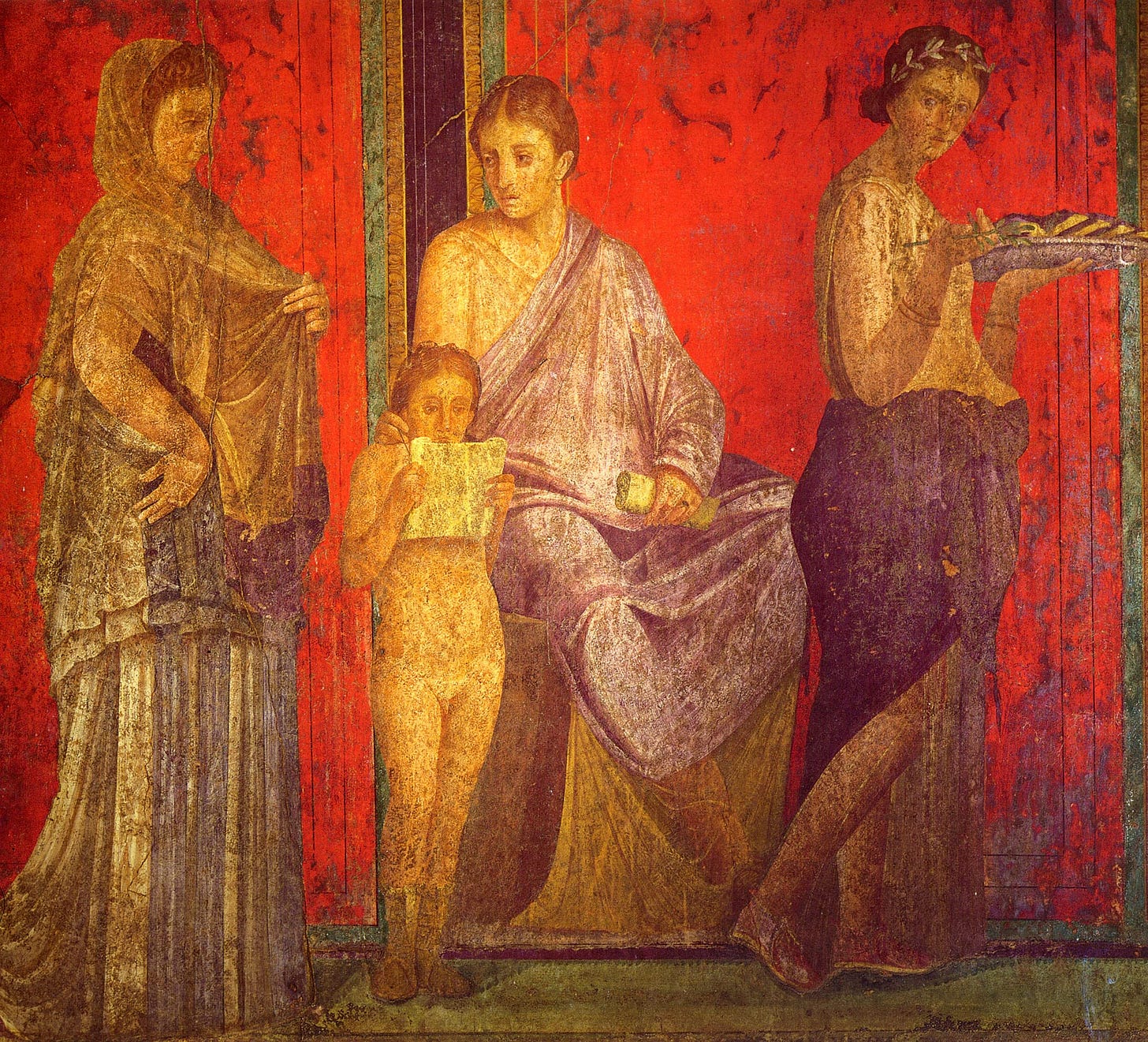 24"x26" Fine Art Print Poster Roman fresco Villa dei Misteri Pompei :  Amazon.ca: Home