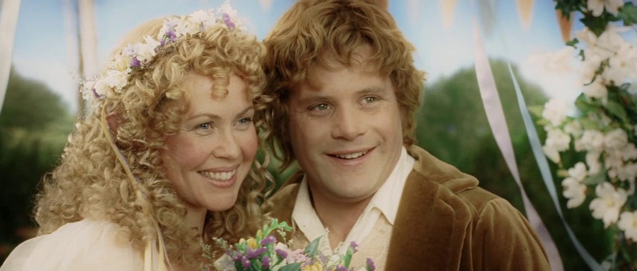 Sam and Rosie's wedding