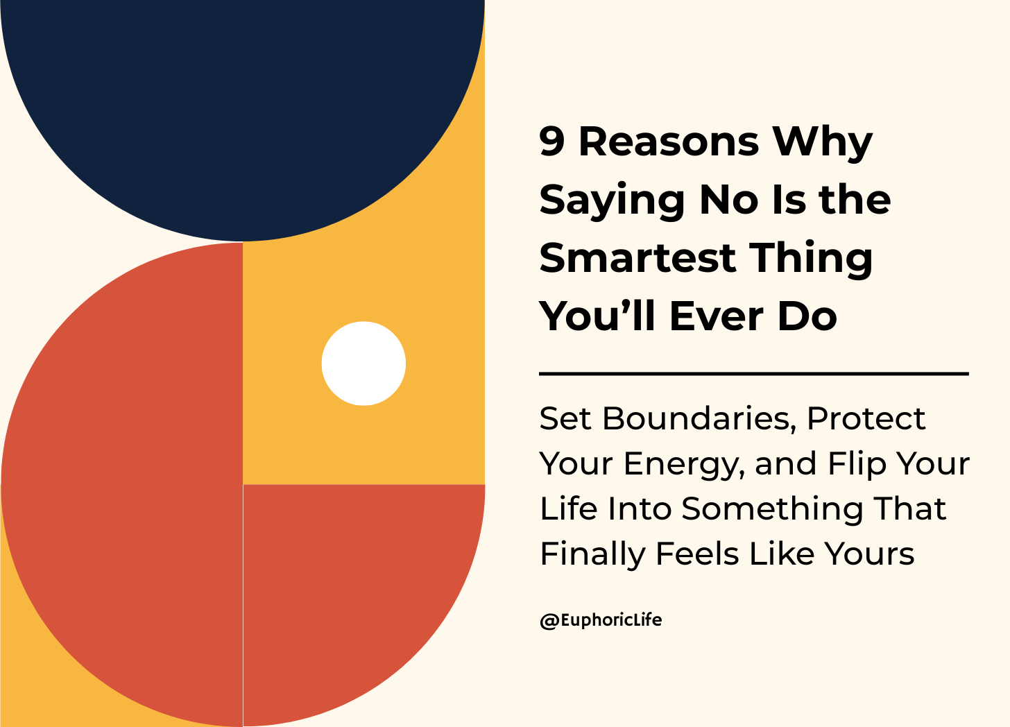 Blog On Why Saying No Is Good