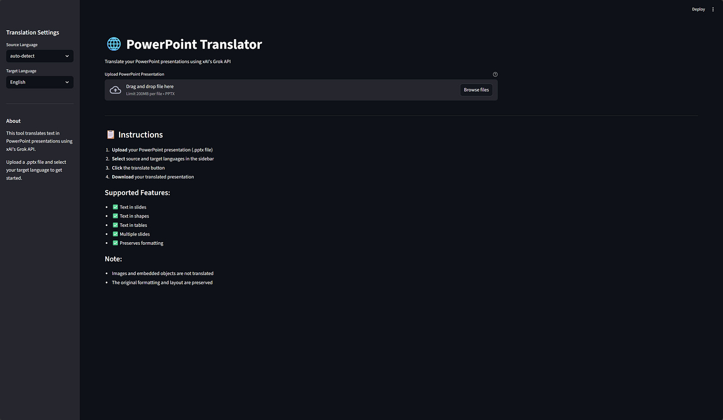 Building a Reliable PowerPoint Translator with Python and xAI