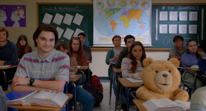 Ted va a la escuela a hacer de las suyas en serie de Peacock - Digital  Trends Español