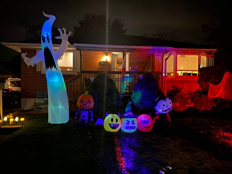 Playing... with images. The sights, sounds and sentiments of Halloween.