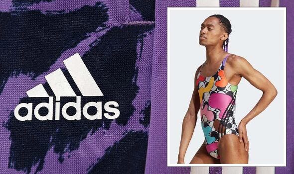 The Adidas logo and their latest campaign