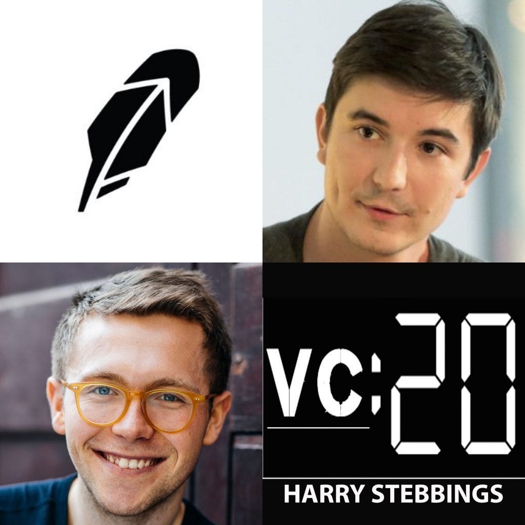 20VC: Robinhood Founder Vlad Tenev on The Single Most Important Thing  Leadership is Responsible For, How To Manage Fear and Self-Doubt as a Leader  & The Future of Fintech; Bundled or Unbundled -