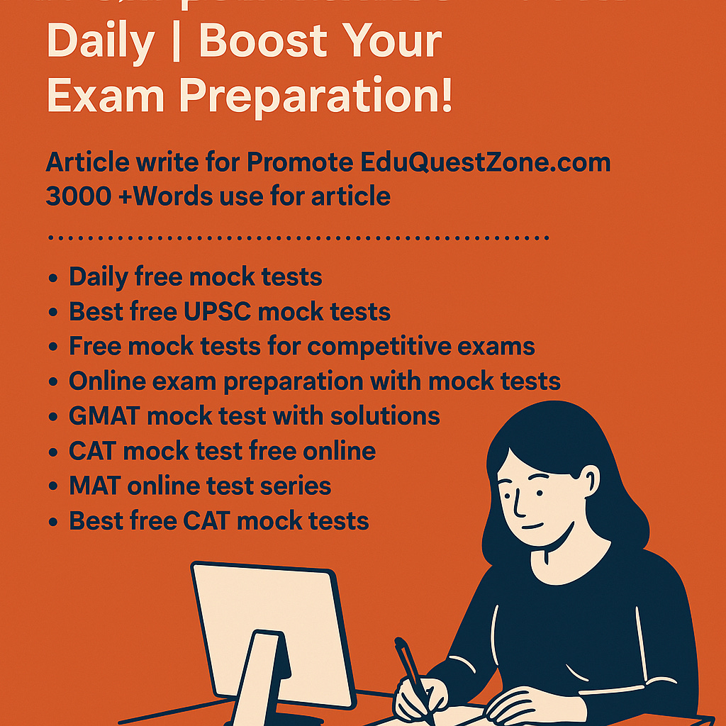Attempt Free Mock Tests Daily | Boost Your Exam Preparation EduQuestZone
