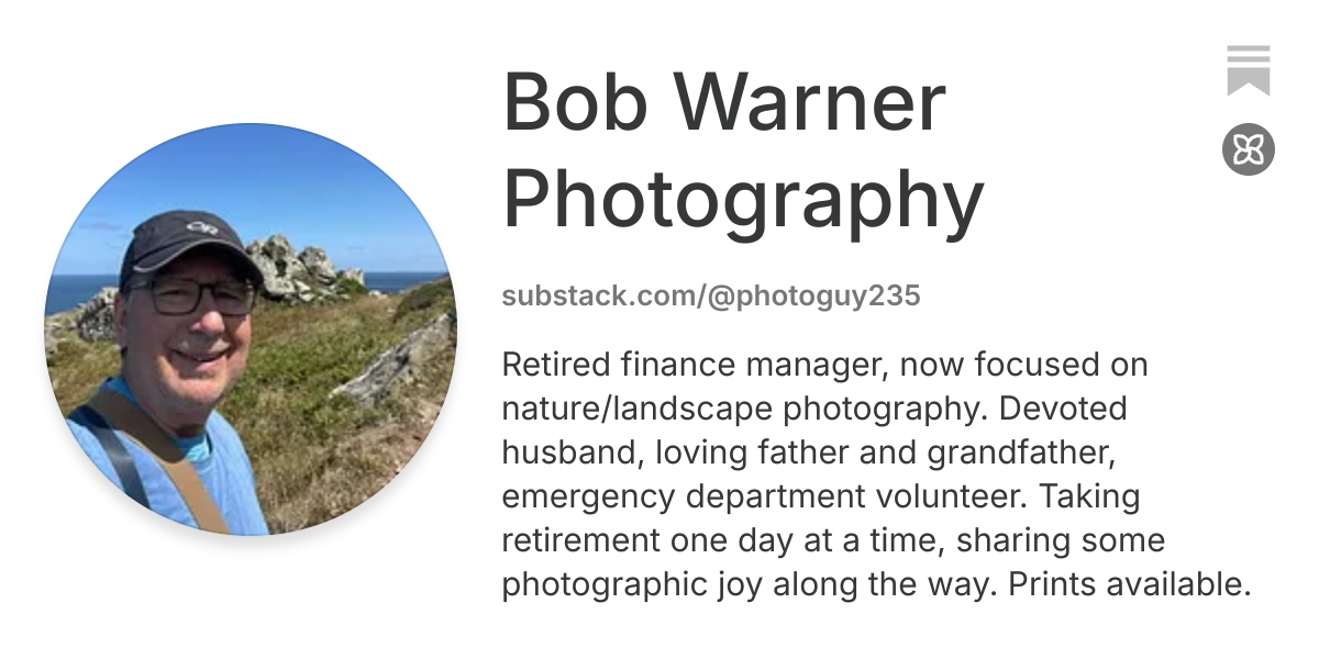 Bob Warner Photography | Substack