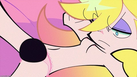 New Panty and Stocking with Garterbelt — Episode 4 — Panty Finds Vibrating Pussy Cat
