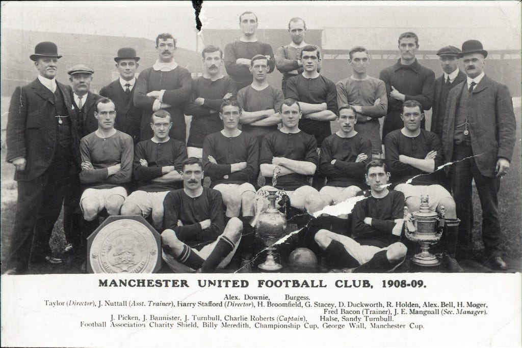 Manchester United Football Club, 1908-09' | GB124.DPA/2056/… | Flickr